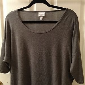 LuLaRoe Heather Gray Irma (M)